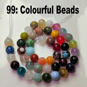 BG,Link1,$0.99,$1.99 8mm 1Strand DIY Crystal Beads perOrder Come With Gift Needle Charm Spacer String，Buy over $30 get 1 charm kit for free, Buy over $80 get 1 DIY Kit +1 charm kit for free, Newbie get 1Bracelet for free