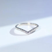 【#19】   (Miss You） 925 Sterling Silver Moissanite rings