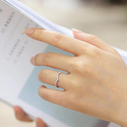 【#19】   (Miss You） 925 Sterling Silver Moissanite rings