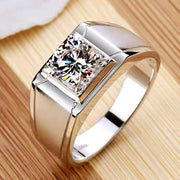 【#01】   (FOREVER） 925 Sterling Silver Moissanite rings