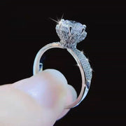 【#06】   (Ice Queen） 925 Sterling Silver Moissanite rings