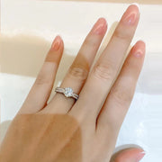 【#15】   (Starlight queen） 925 Sterling Silver Moissanite rings