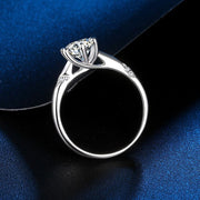 【#11】   (Tear） 925 Sterling Silver Moissanite rings