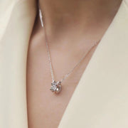 【#24】   (Best Girl） 925 Sterling Silver Moissanite pendant