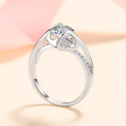 【#16】   (Angel's Kiss） 925 Sterling Silver Moissanite rings