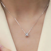 【#24】   (Best Girl） 925 Sterling Silver Moissanite pendant