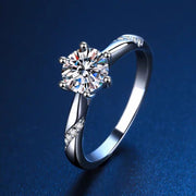 【#11】   (Tear） 925 Sterling Silver Moissanite rings