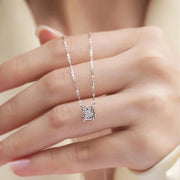 【#24】   (Best Girl） 925 Sterling Silver Moissanite pendant