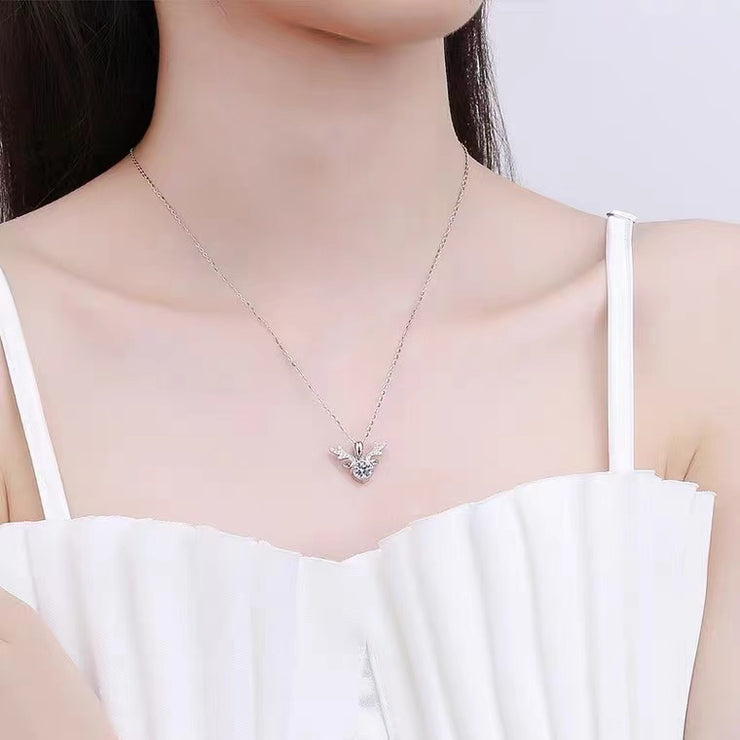 【#21】   (Accompany） 925 Sterling Silver Moissanite necklace