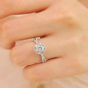 【#17】   (Princess Aisha） 925 Sterling Silver Moissanite rings