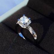 【#08】   (Sky Star） 925 Sterling Silver Moissanite rings