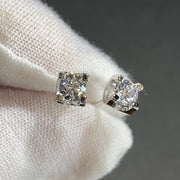【#22】 (Twins Dream） 925 Sterling Silver Moissanite earrings