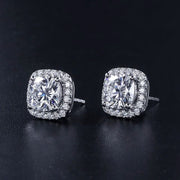 【#23】   (Honey Pricness） 925 Sterling Silver Moissanite earrings