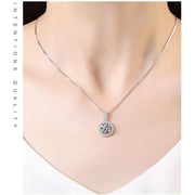 【#25】   ( Rose） 925 Sterling Silver Moissanite pendant