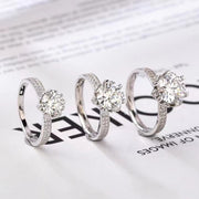 【#06】   (Ice Queen） 925 Sterling Silver Moissanite rings