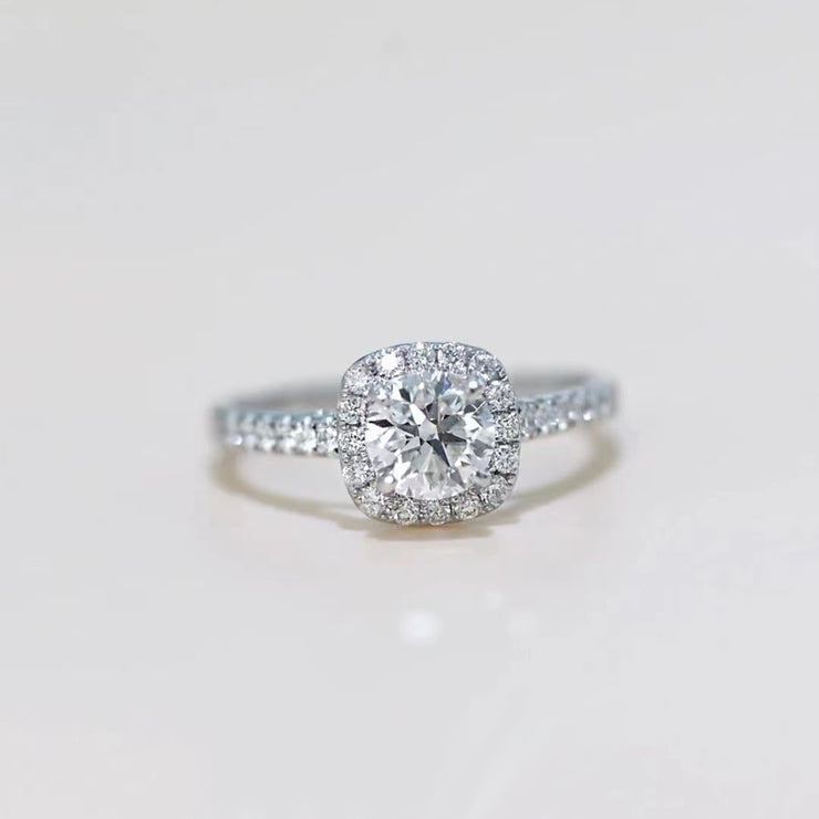 【#04】   (Honey Pricness） 925 Sterling Silver Moissanite rings