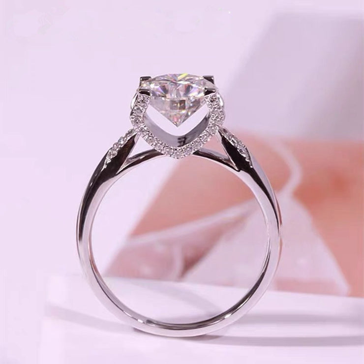 【#08】   (Sky Star） 925 Sterling Silver Moissanite rings