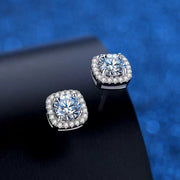 【#23】   (Honey Pricness） 925 Sterling Silver Moissanite earrings