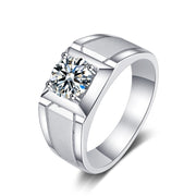 【#01】   (FOREVER） 925 Sterling Silver Moissanite rings