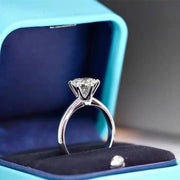 【#14】   (Angel's tear） 925 Sterling Silver Moissanite rings