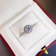 【#03】   (Honey） 925 Sterling Silver Moissanite rings