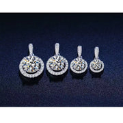 【#25】   ( Rose） 925 Sterling Silver Moissanite pendant